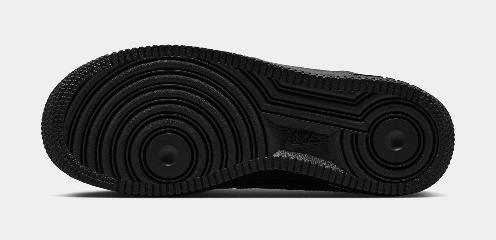 Nike Air Force 1 Low Patent Leather Grade School Lifestyle Shoes (Black) - Black - Thumbnail 4