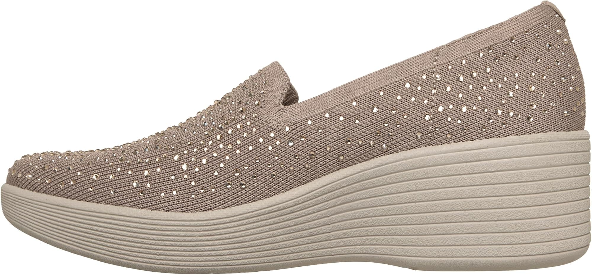 Skechers Womens Martha Stewart Relaxed Fit Parallel Lite - Lavish - Taupe - 6.5 - Thumbnail 6