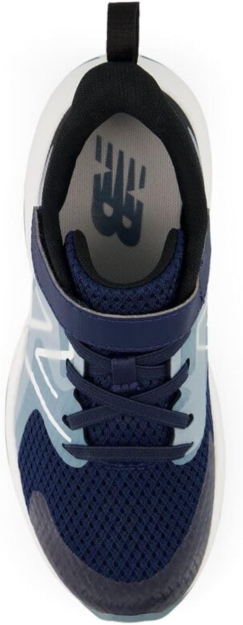 New Balance Kids Rave Run V2 Bungee - Nb Navy/Salt Water - 12 Little Kid - Thumbnail 4