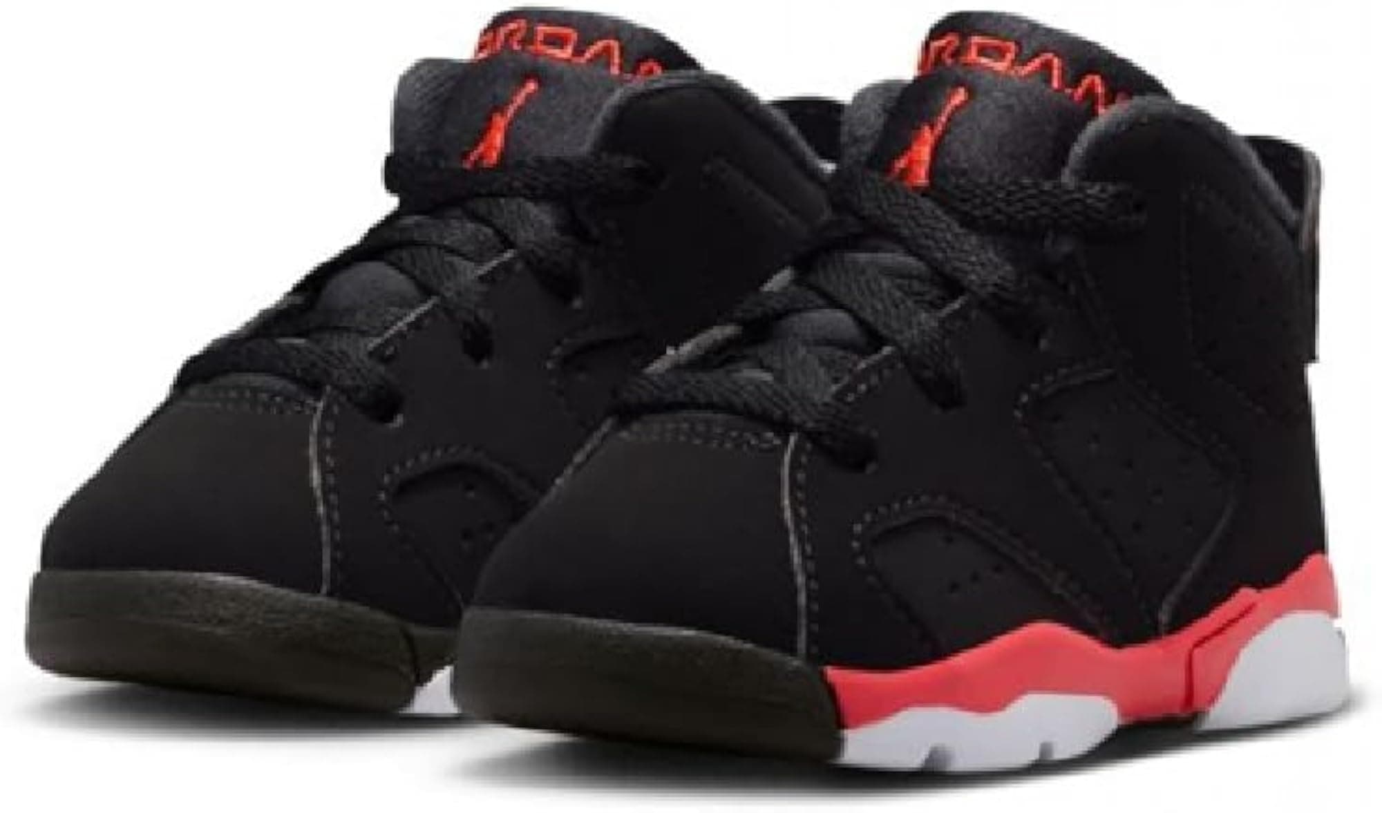 Jordan Air 6 Retro 'Infrared Salesman' Toddler (Black) - Black - 7 Toddler - Thumbnail 3