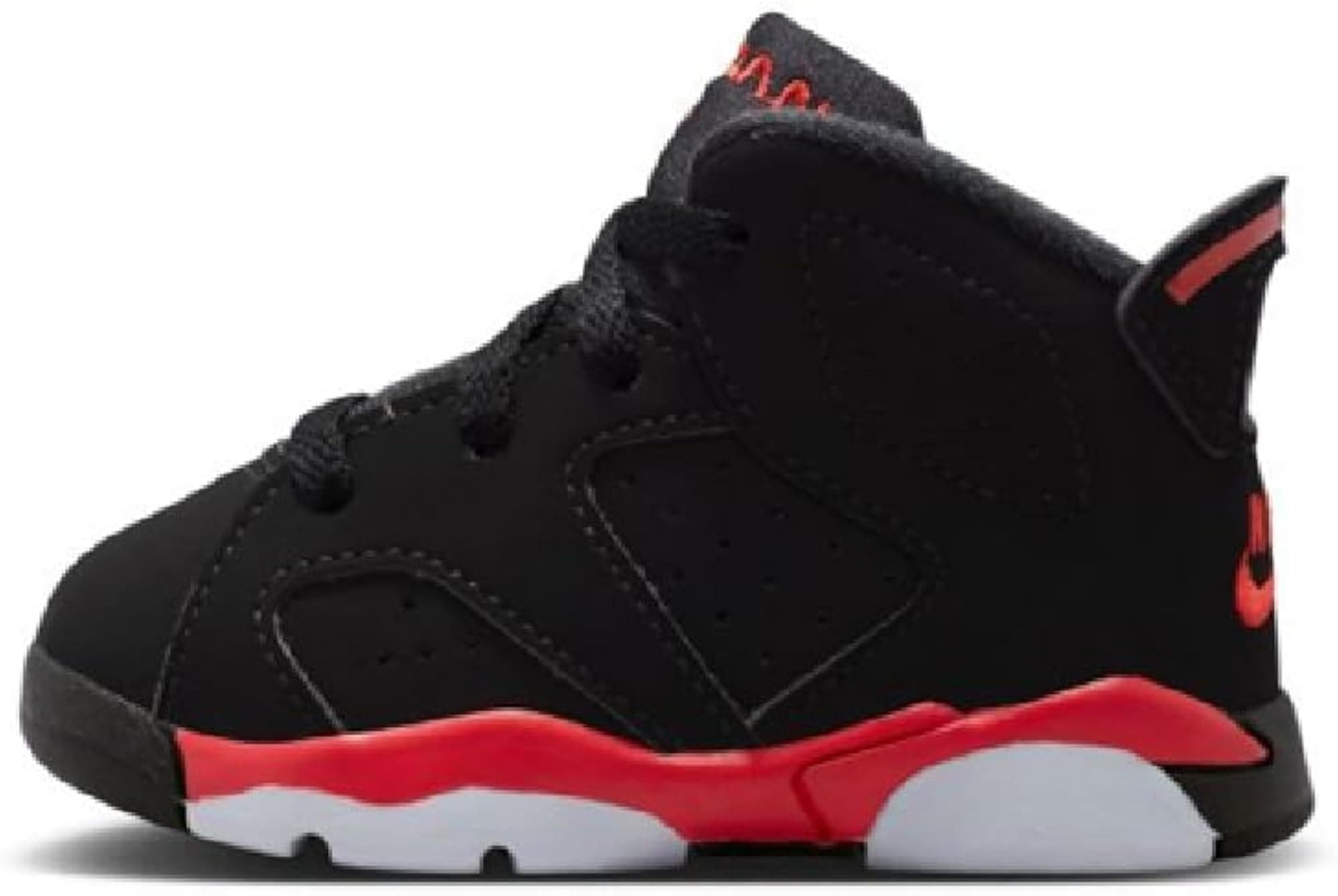 Jordan Air 6 Retro 'Infrared Salesman' Toddler (Black) - Black - 7 Toddler