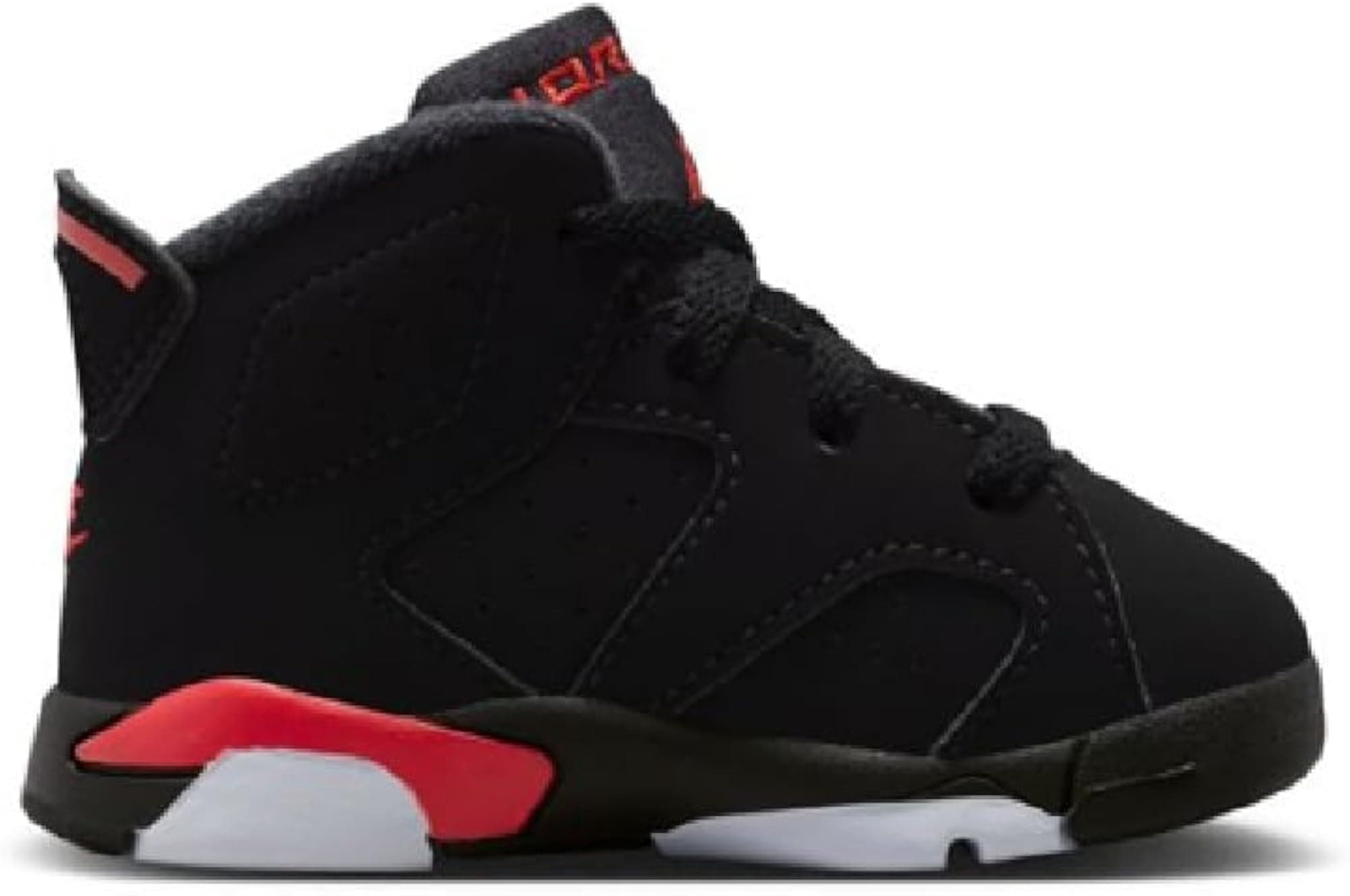 Jordan Air 6 Retro 'Infrared Salesman' Toddler (Black) - Black - 7 Toddler - Thumbnail 2