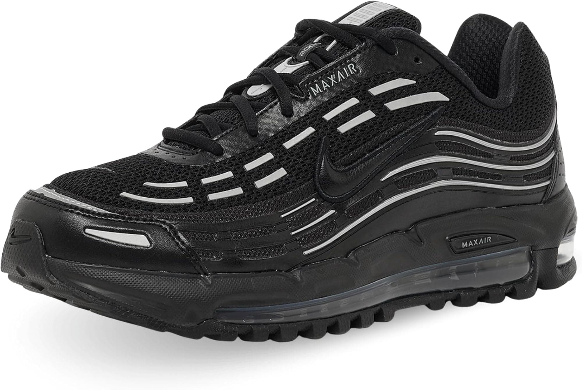 Nike Air Max TL 2.5 Mens Running Shoes (Black/Metallic Silver) Size - Black/Meta