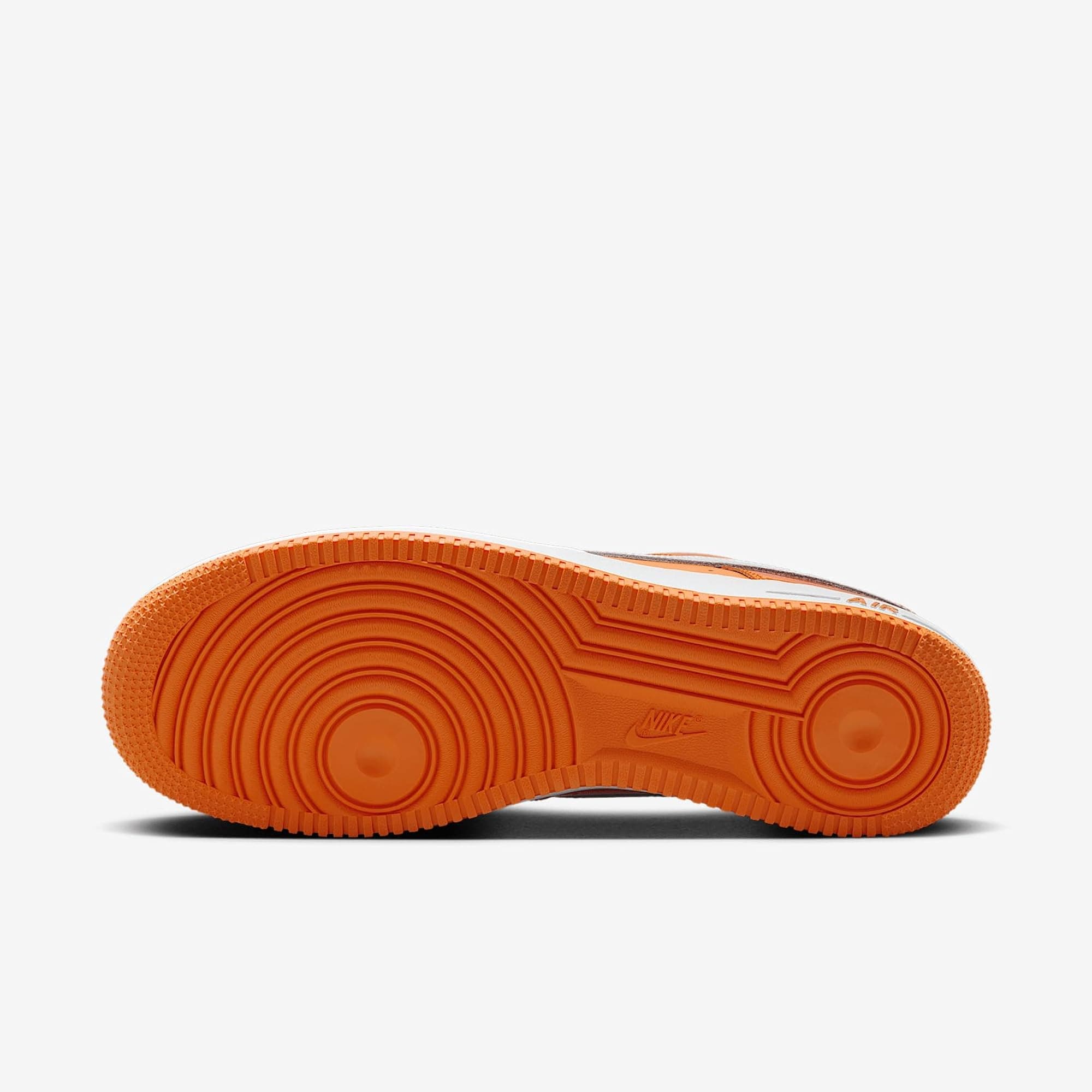 Nike Men's Air Force 1 '07 LV8 Sneaker - Safety Orange/Sport Orange/White - 8 - Thumbnail 2
