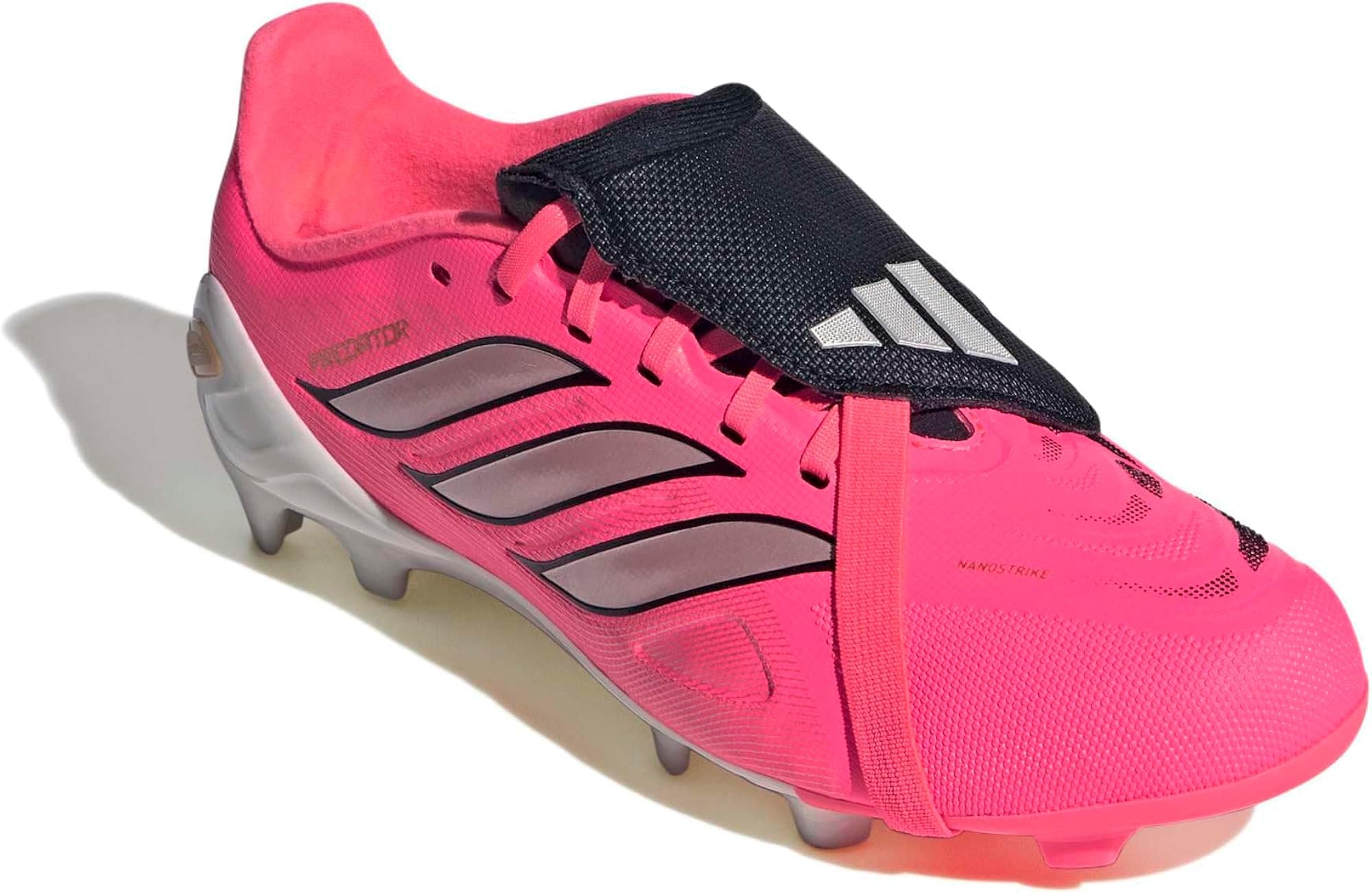 adidas Unisex League Fold-Over Tongue Firm Ground Foot, Solar Turbo/Thermal Chro - Thumbnail 5