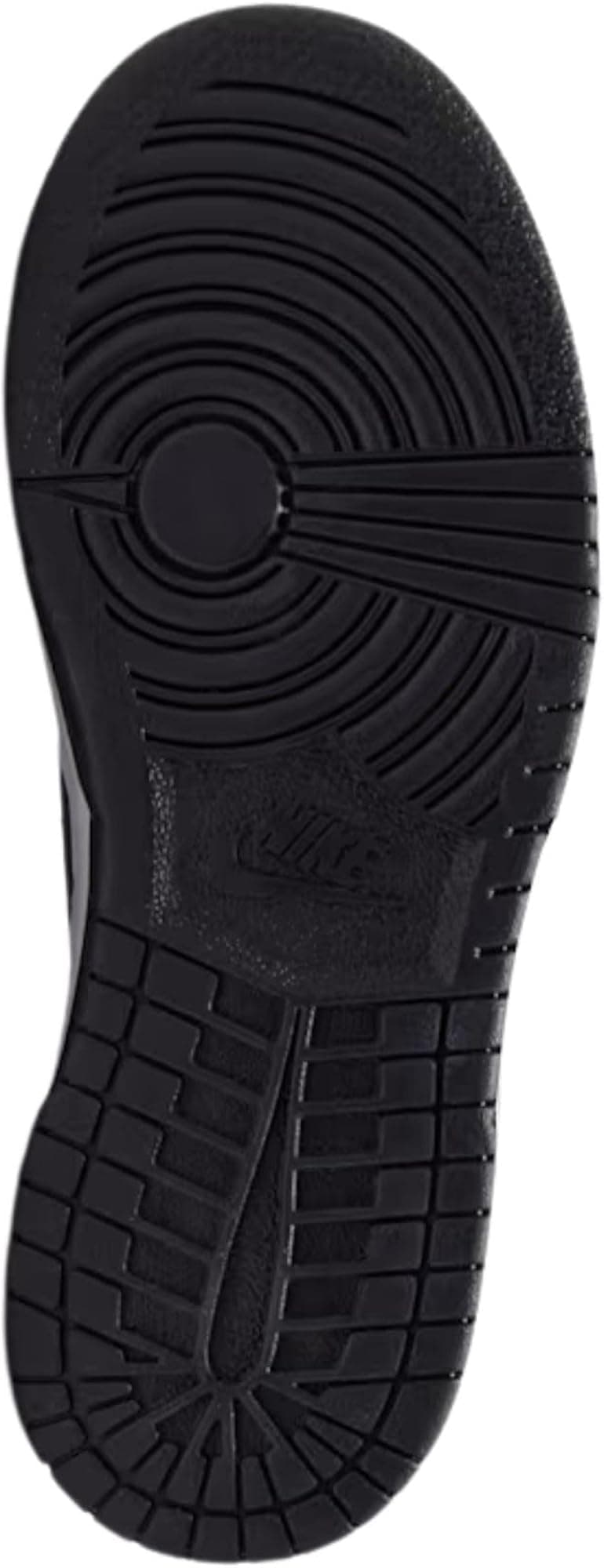 Nike Dunk Low Preschool Lifestyle Shoes (White/Black/White) - White/Black/White - Thumbnail 5