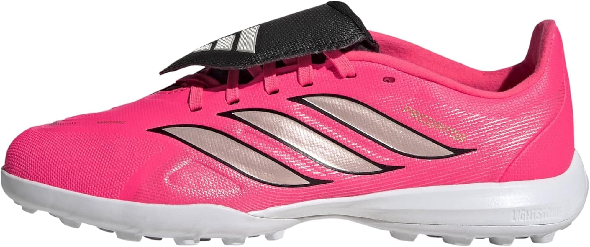 adidas Unisex-Child League Predator Fold-Over Tongue Turf - Solar Turbo/Thermal