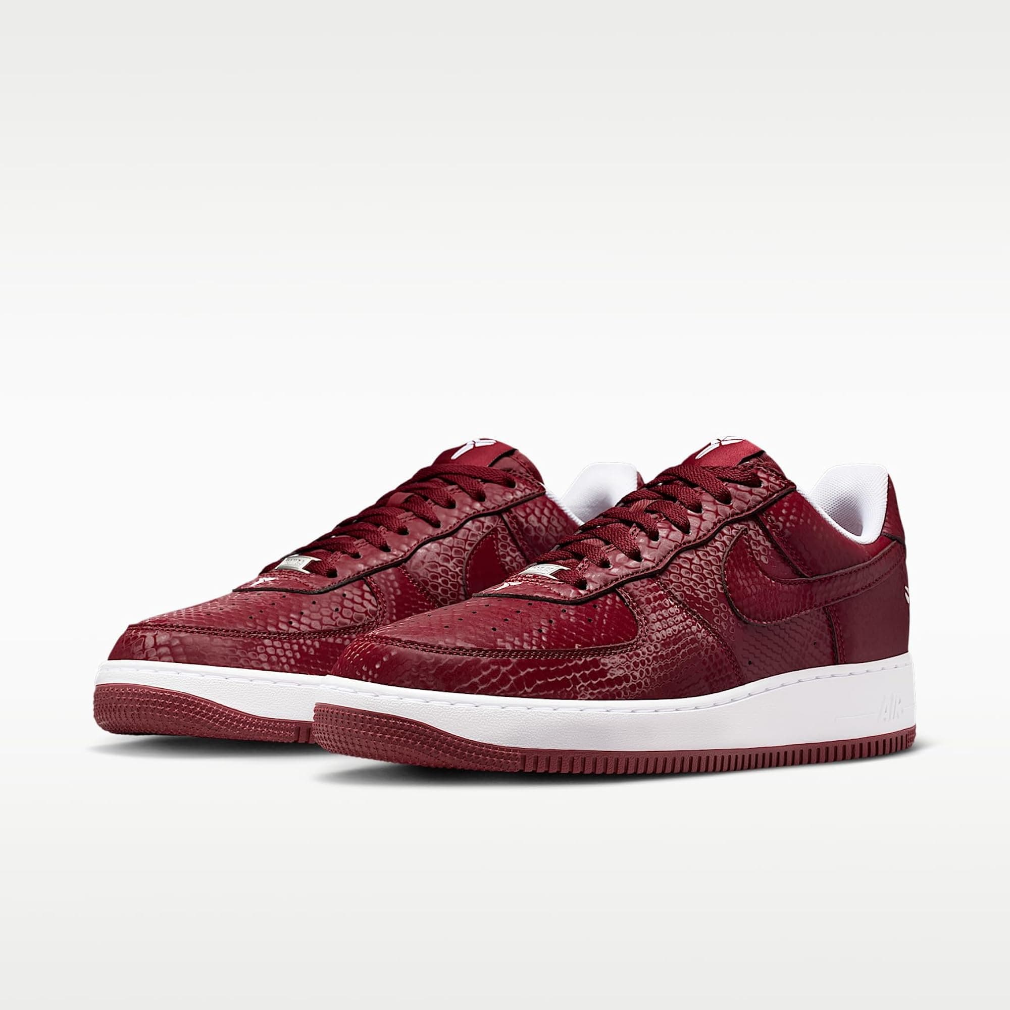 Kobe Air Force 1 Low 'Lower Merino High: Away' Men's Shoes (Team Red/White) - Te - Thumbnail 5