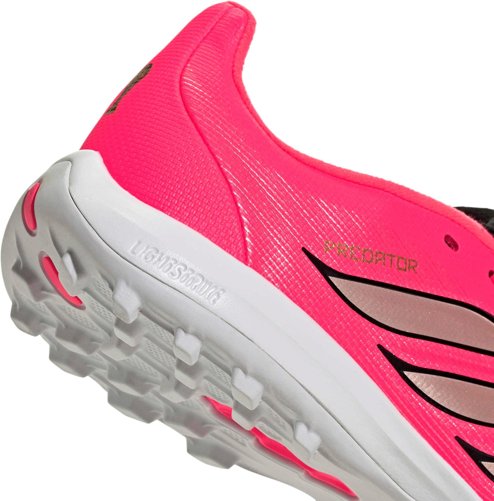 adidas Unisex-Child League Predator Fold-Over Tongue Turf - Solar Turbo/Thermal - Thumbnail 8