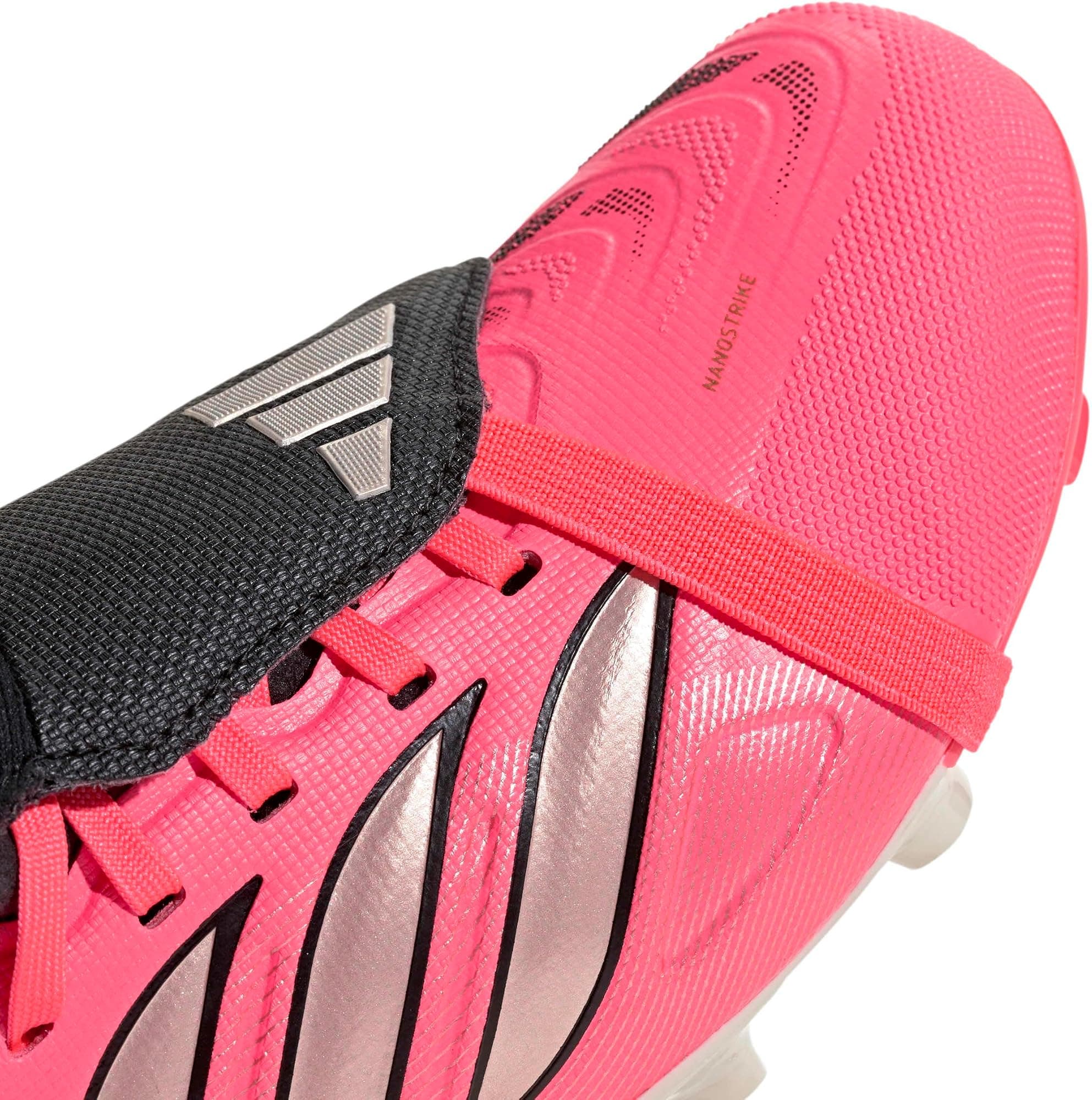 adidas Unisex League Fold-Over Tongue Firm Ground Foot, Solar Turbo/Thermal Chro - Thumbnail 2