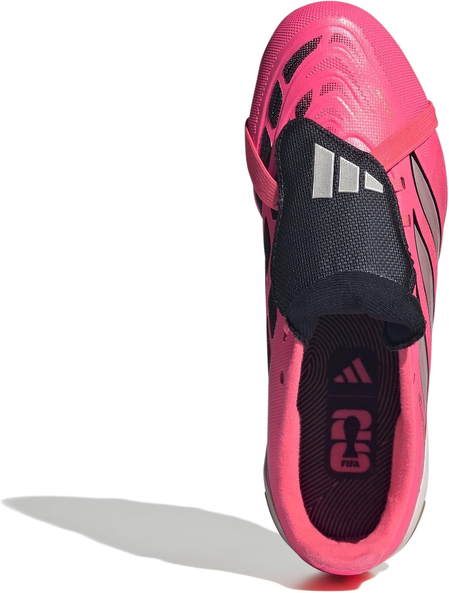 adidas Unisex League Fold-Over Tongue Firm Ground Foot, Solar Turbo/Thermal Chro - Thumbnail 3