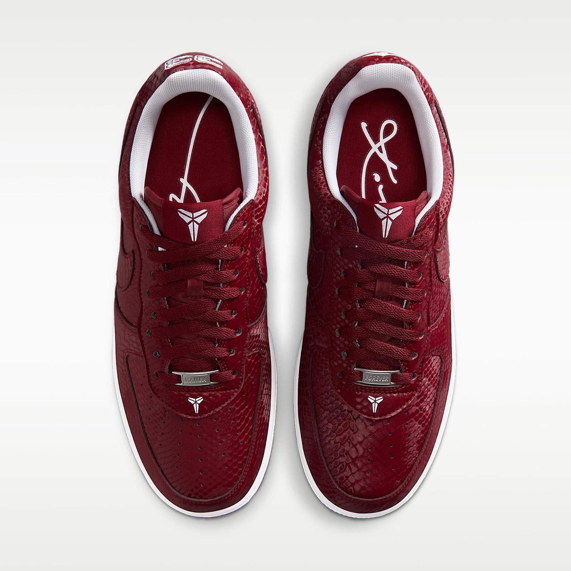 Kobe Air Force 1 Low 'Lower Merino High: Away' Men's Shoes (Team Red/White) - Te - Thumbnail 4