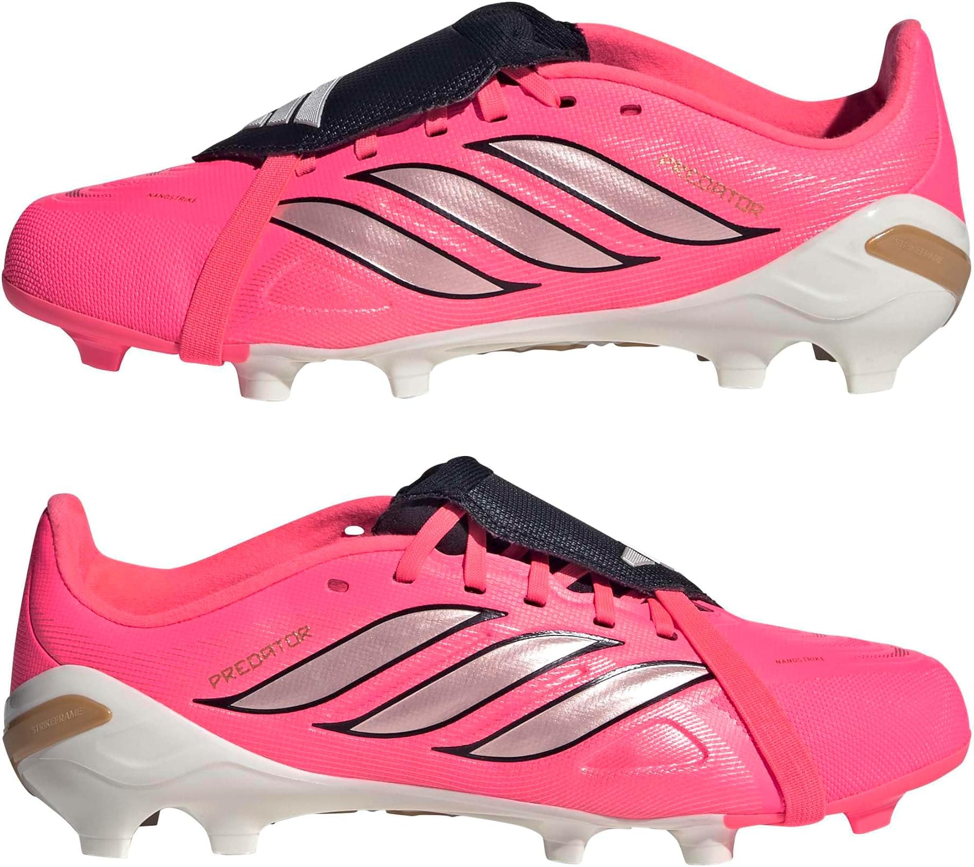 adidas Unisex League Fold-Over Tongue Firm Ground Foot, Solar Turbo/Thermal Chro - Thumbnail 8