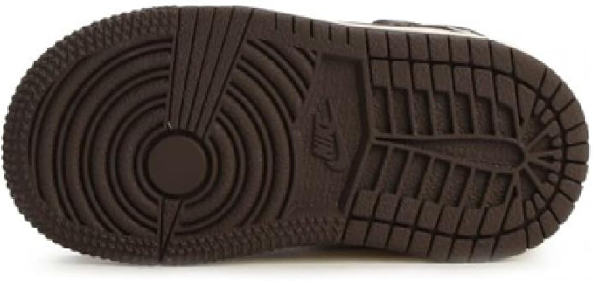 Air Jordan 1 Retro High OG Baroque Brown and Sail Infant Toddler Lifestyle Shoes - Thumbnail 5