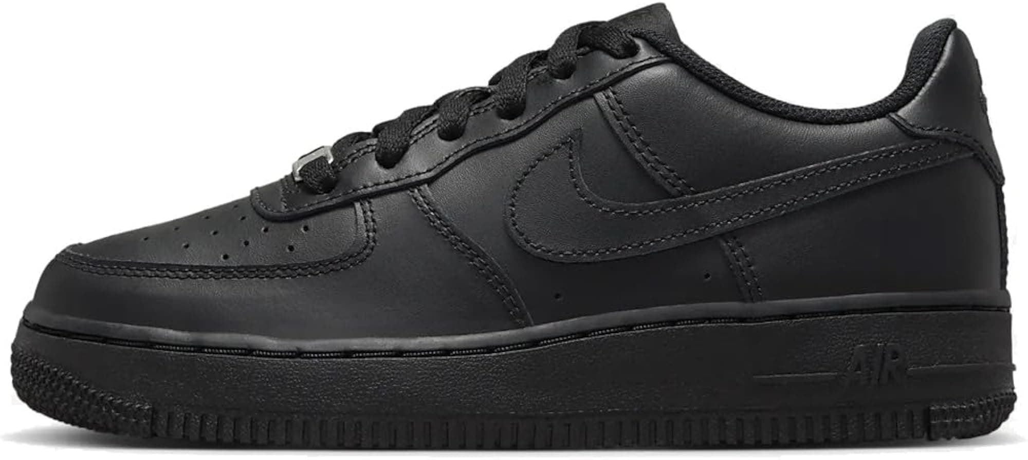 Nike Air Force 1 - Black/Black-black-black - 2Y