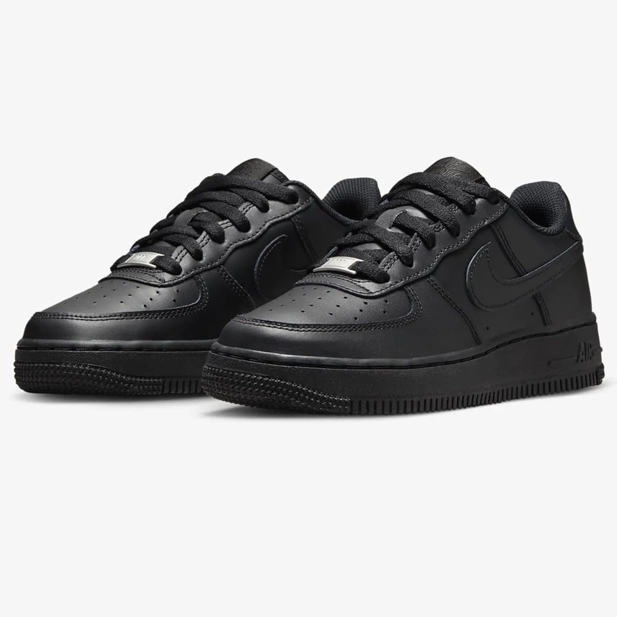 Nike Air Force 1 - Black/Black-black-black - 2Y - Thumbnail 2
