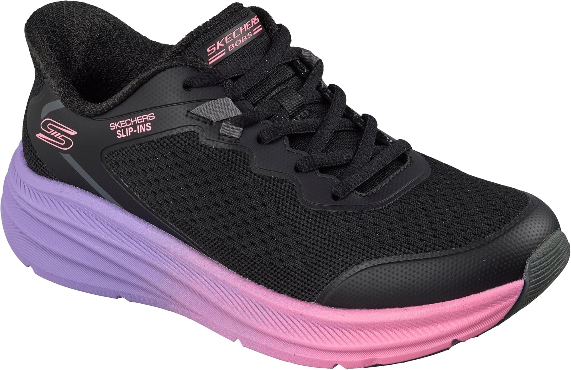 BOBS from SKECHERS Bobs Skillz - Too Essential - Black Multi - 6.5 - Thumbnail 6