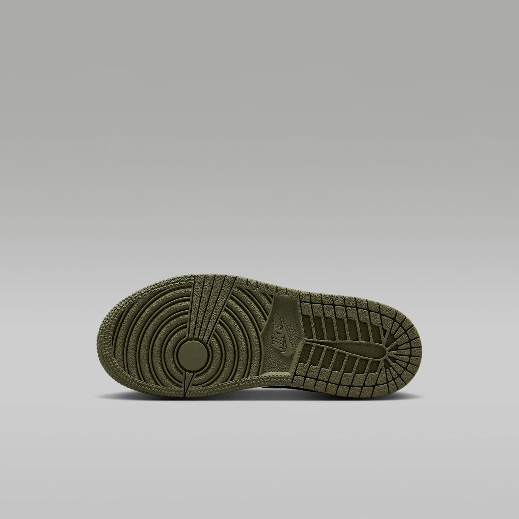 Air Jordan 1 Retro Low 'Medium Olive and Summit White' Little Kids' Shoes (Mediu - Thumbnail 2