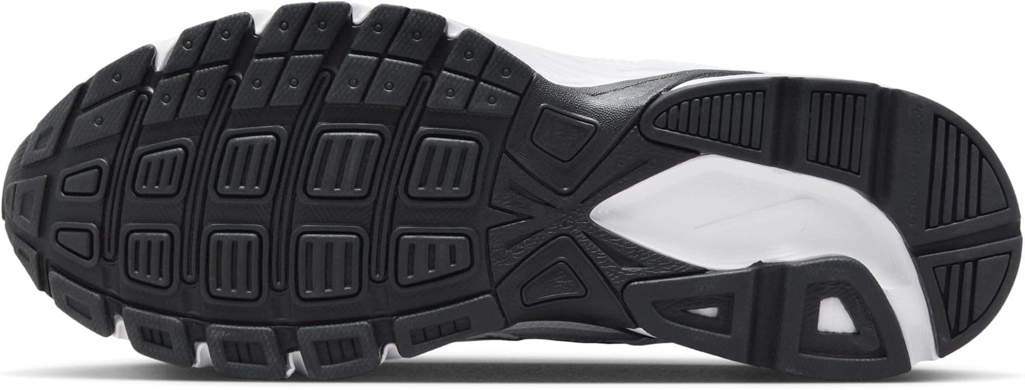 Running Shoes - White Metallic Silver White Black - 9 - Thumbnail 2