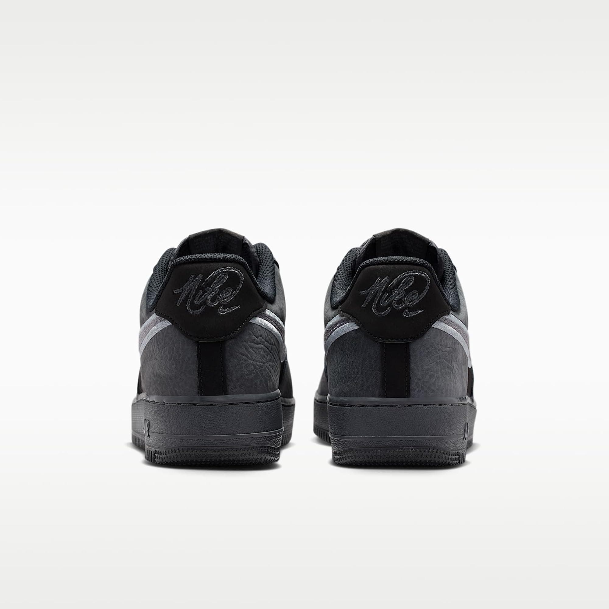 Nike Air Force 1 '07 LV8 Men's Shoes (Black/Smoke Grey/Dark Smoke Grey) - Black/ - Thumbnail 6