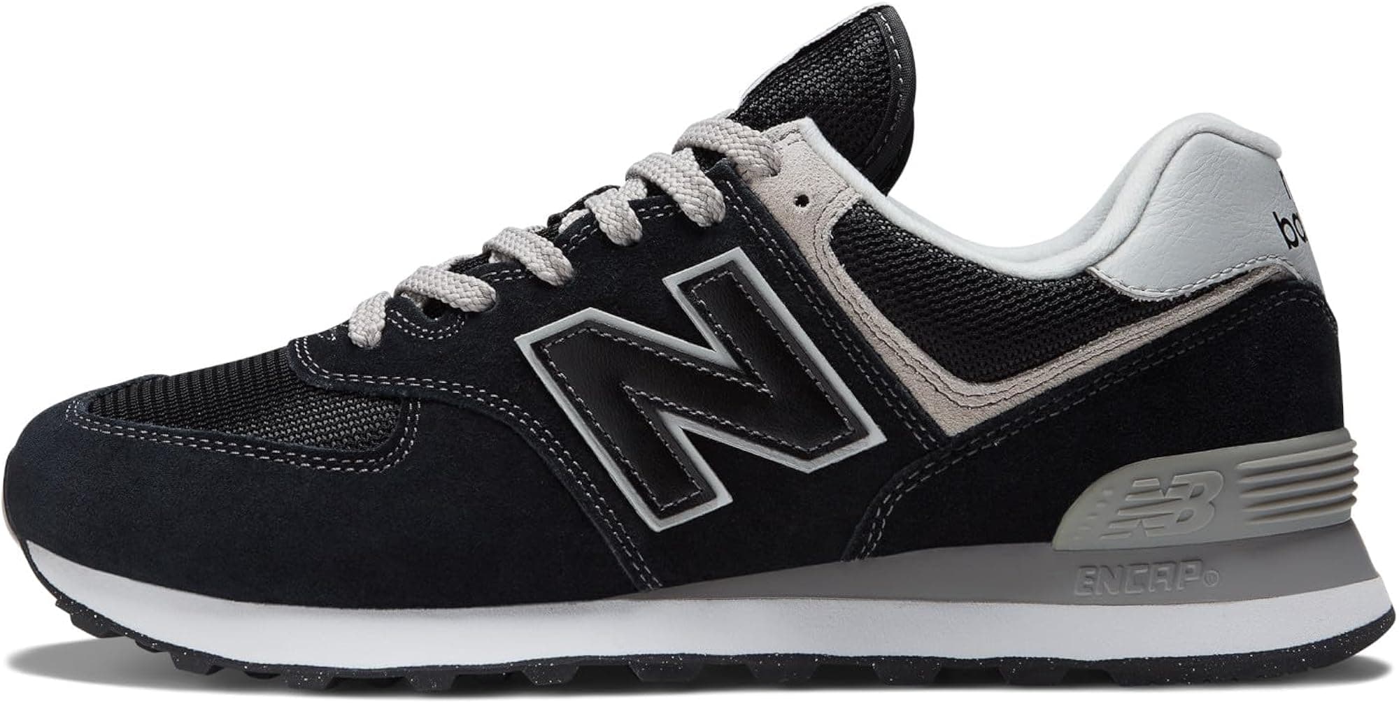 New Balance Men's Sneaker - Black/White - 10 - Thumbnail 5