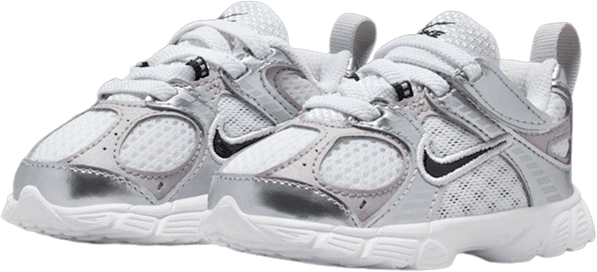 Nike Unisex-Child V5 RNR (Infant/Toddler) - White/Black/Vast Grey/College Grey -