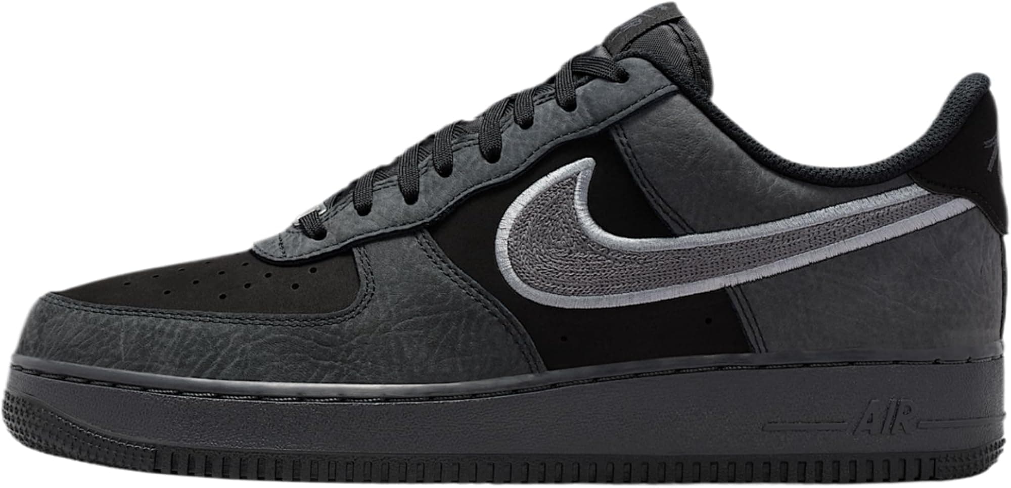Nike Air Force 1 '07 LV8 Men's Shoes (Black/Smoke Grey/Dark Smoke Grey) - Black/