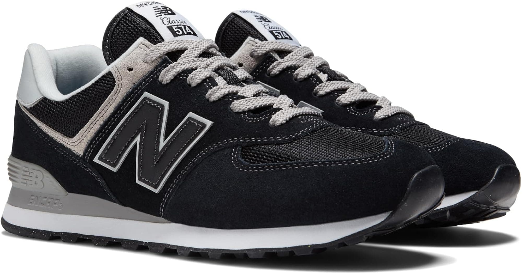 New Balance Men's Sneaker - Black/White - 10 - Thumbnail 8