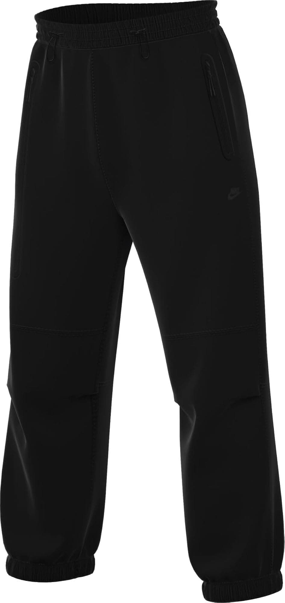 Tech Woven Oversized Pants - Black/Black/Black - 2XL