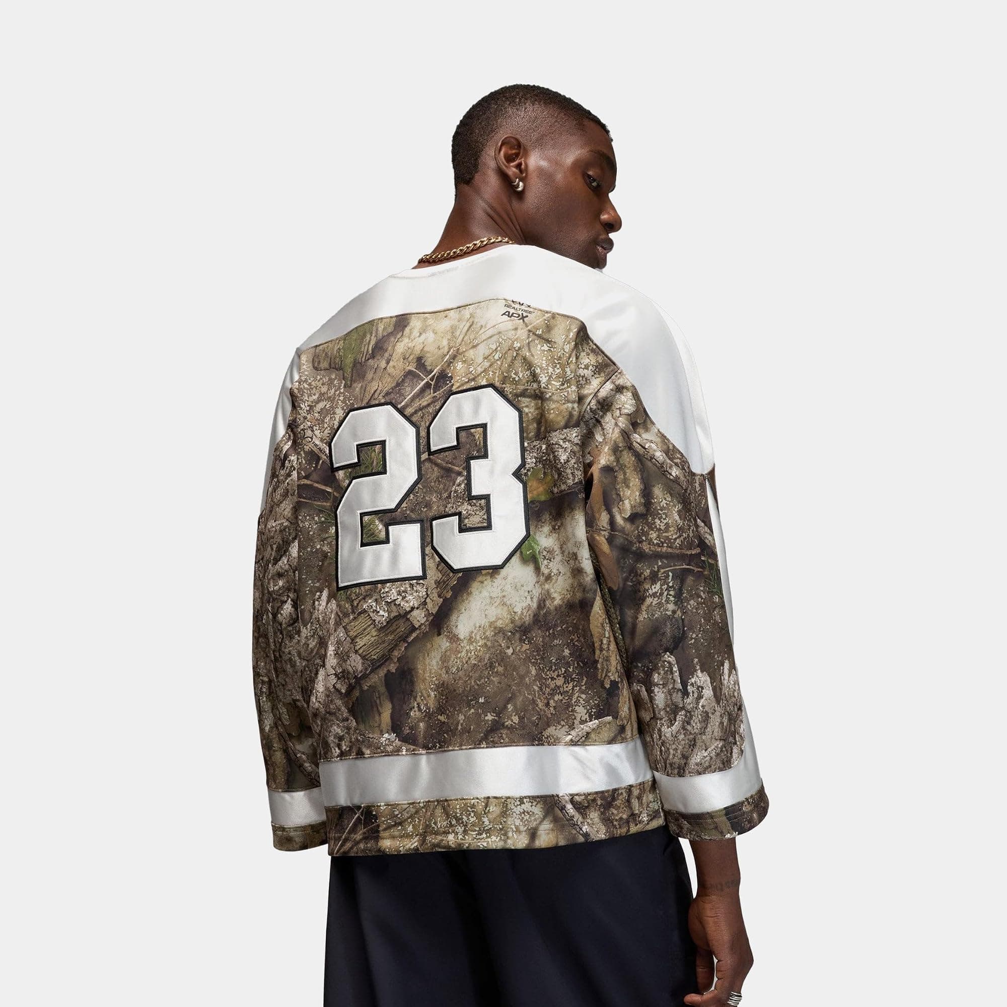 Brooklyn Realtree Hockey Mens Jersey (Medium Olive/Sail/Sail) Size Large - Mediu - Thumbnail 2