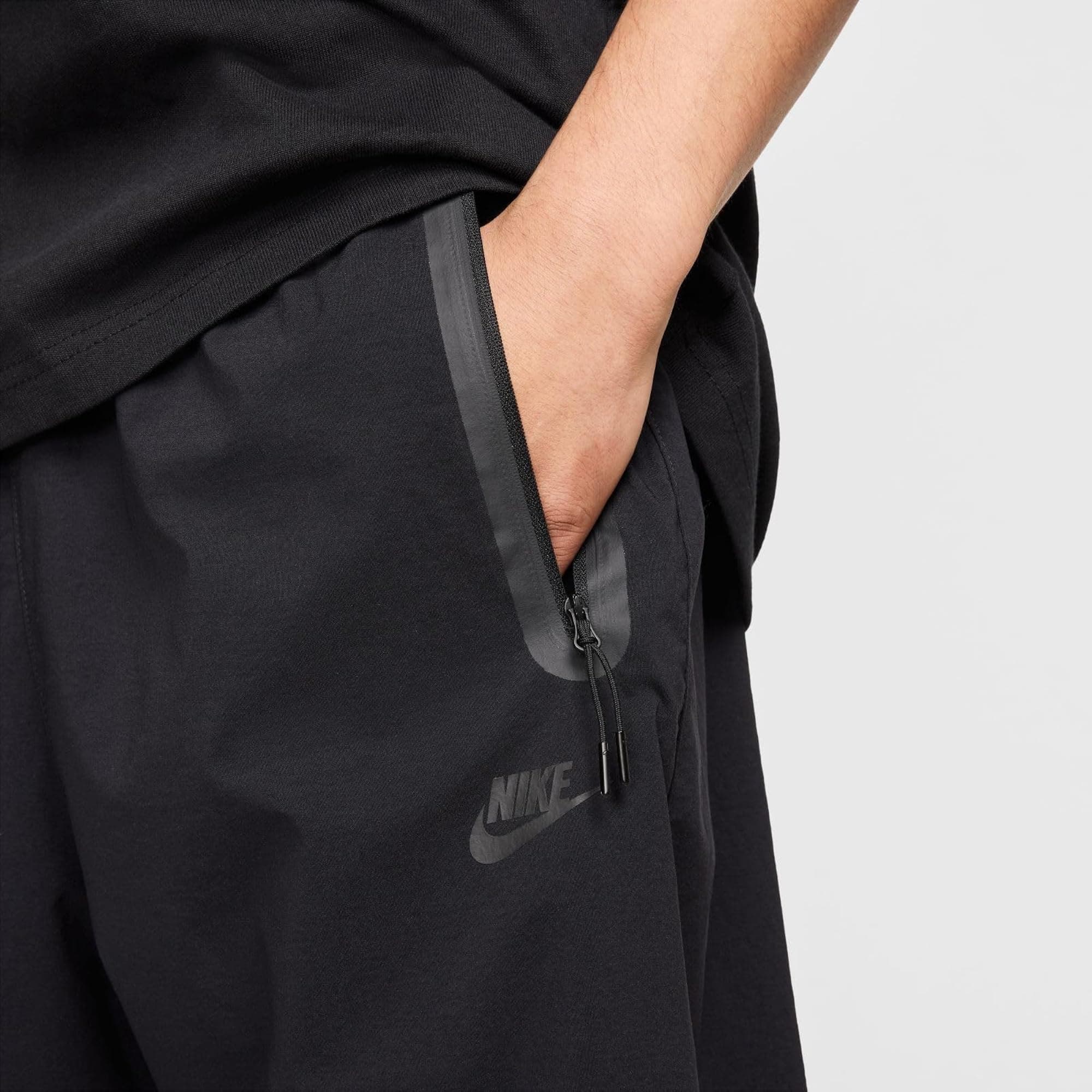 Tech Woven Oversized Pants - Black/Black/Black - 2XL - Thumbnail 6