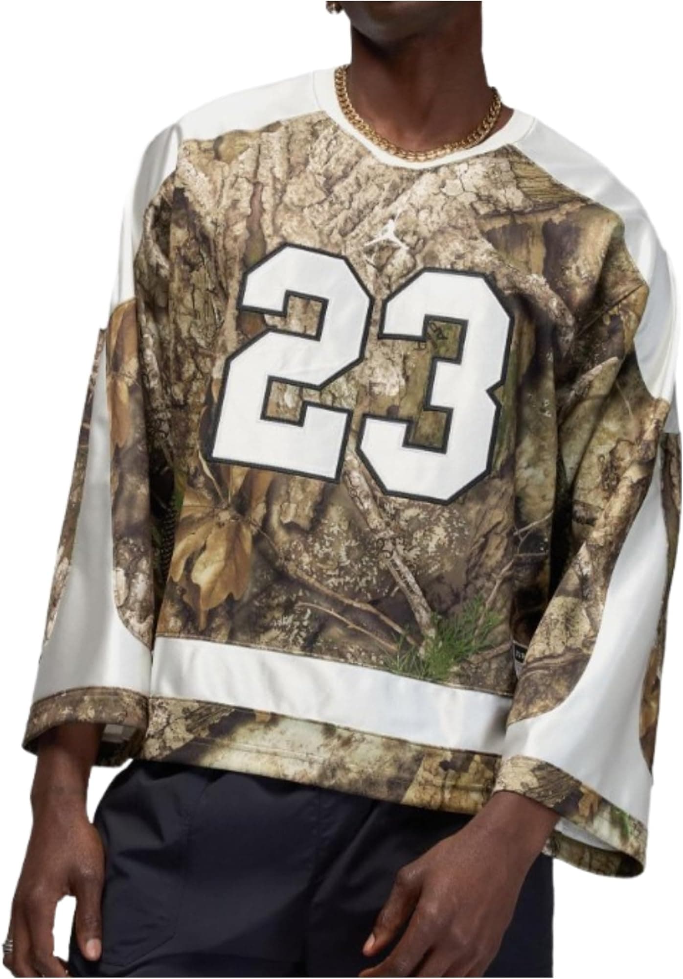 Brooklyn Realtree Hockey Mens Jersey (Medium Olive/Sail/Sail) Size Large - Mediu