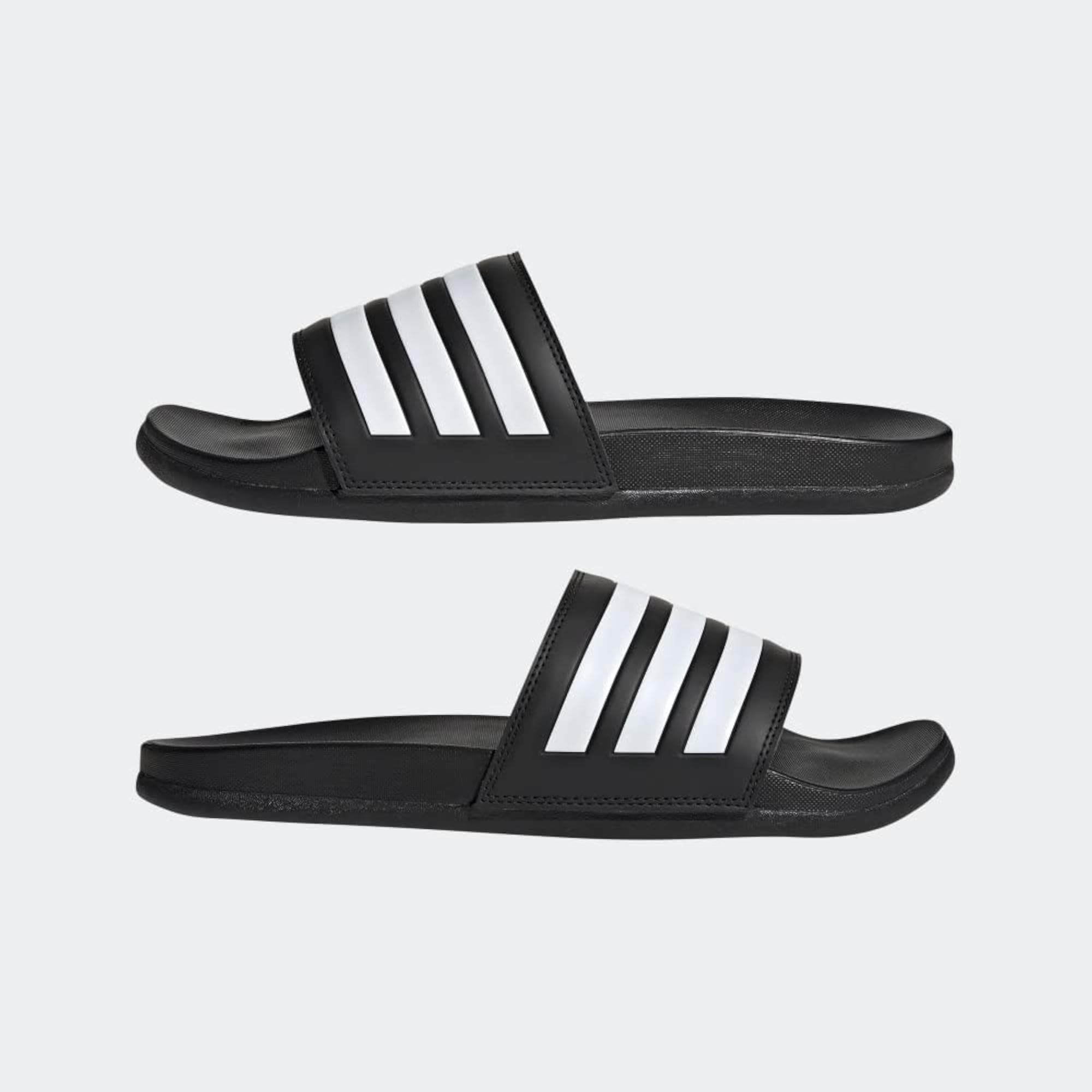 adidas unisex-adult Adilette Comfort - Core Black/White - 8 - Thumbnail 8