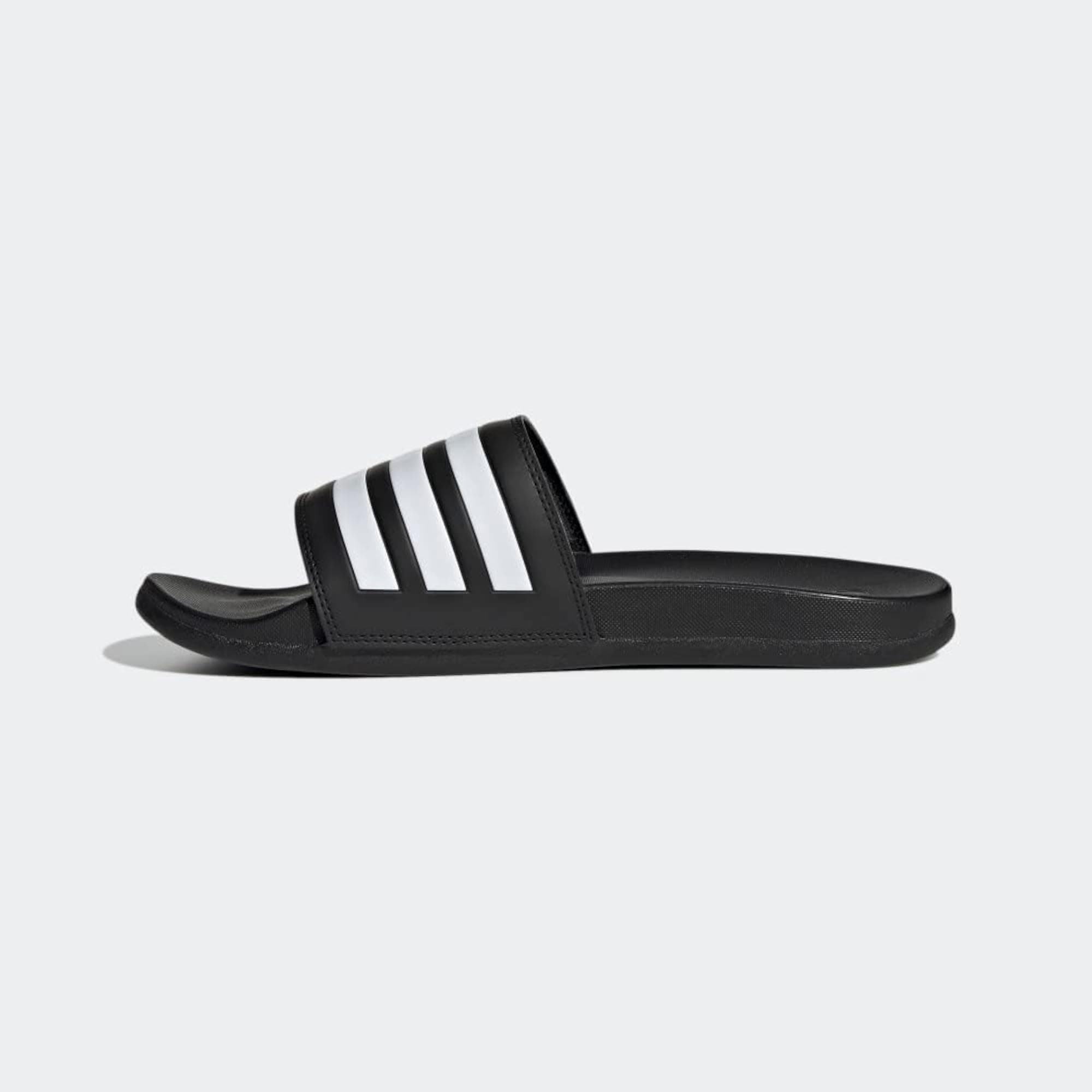 adidas unisex-adult Adilette Comfort - Core Black/White - 8 - Thumbnail 7