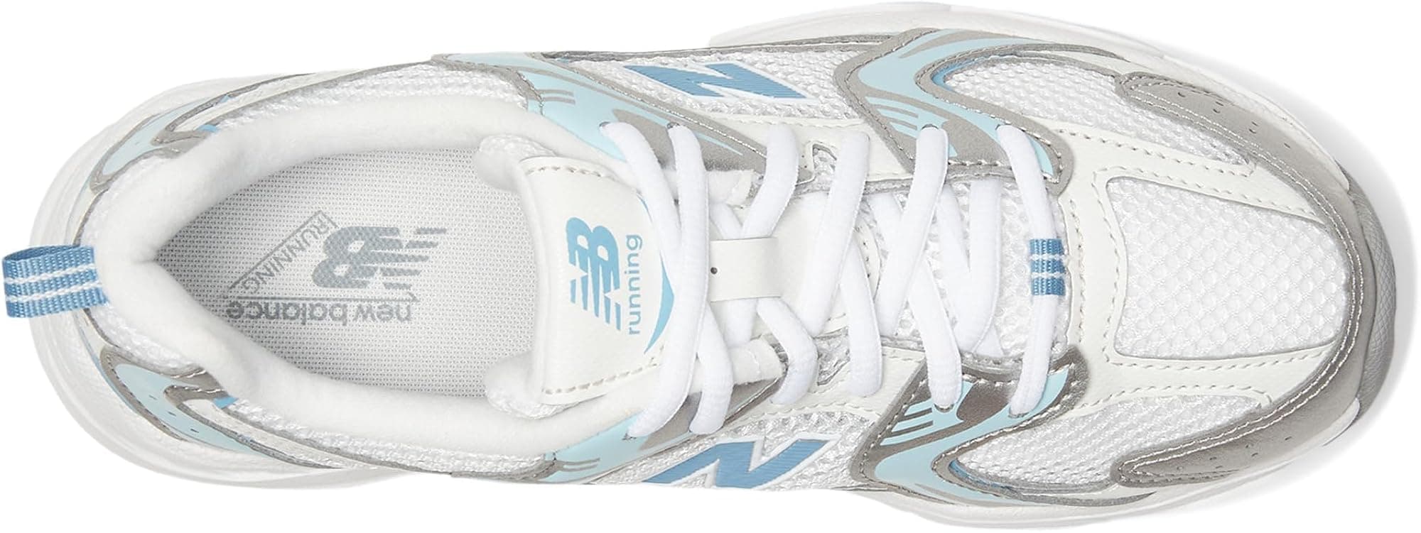 New Balance Kids' 530 Sneakers - Sea Salt/Still Water - 7 - Thumbnail 2
