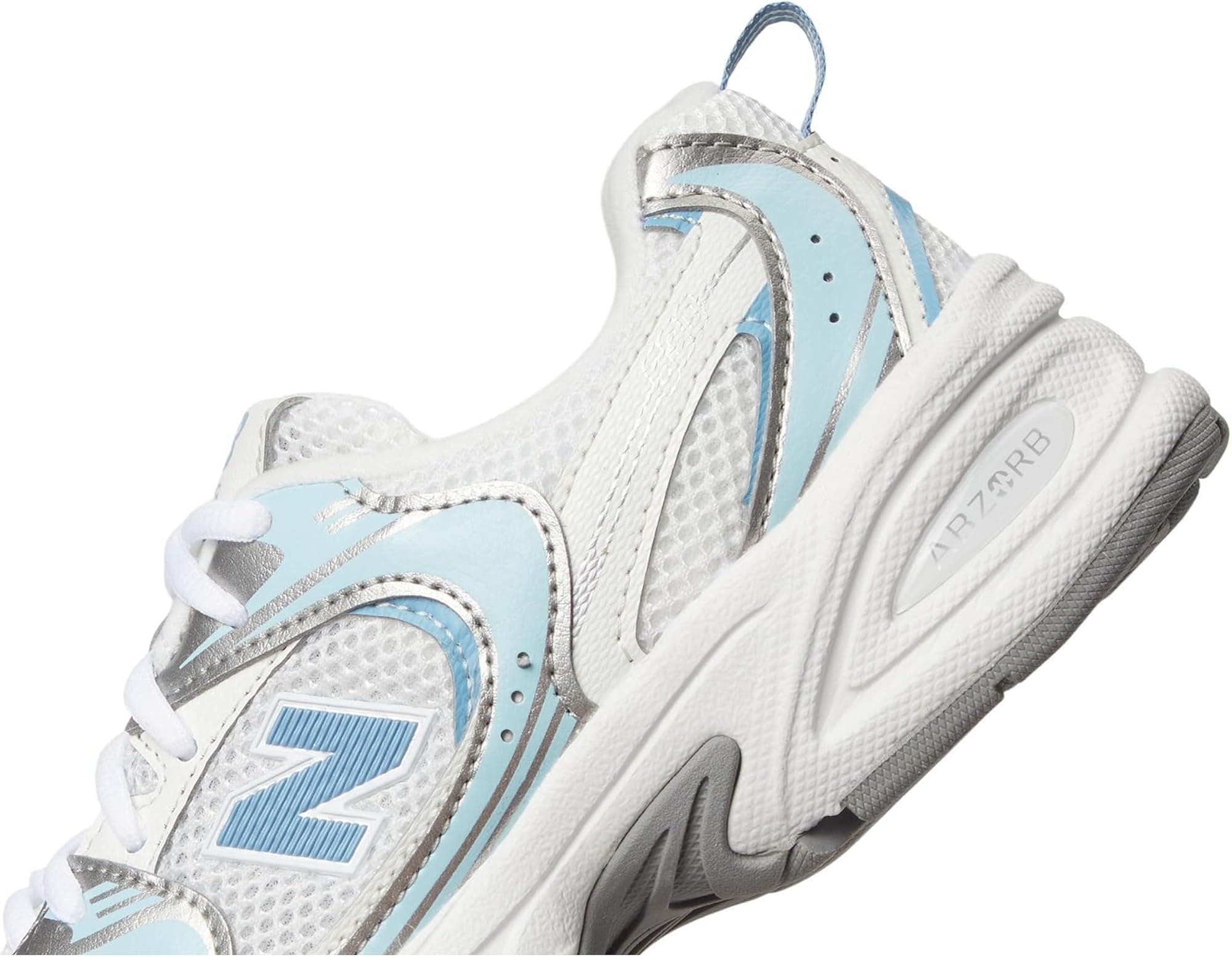New Balance Kids' 530 Sneakers - Sea Salt/Still Water - 7 - Thumbnail 6