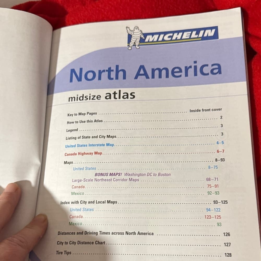 ★ Michelin North America Road Atlas Goodwrench Travel Map Guide Book - Thumbnail 4