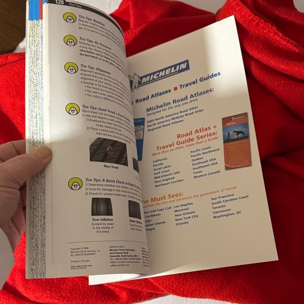 ★ Michelin North America Road Atlas Goodwrench Travel Map Guide Book - Thumbnail 6