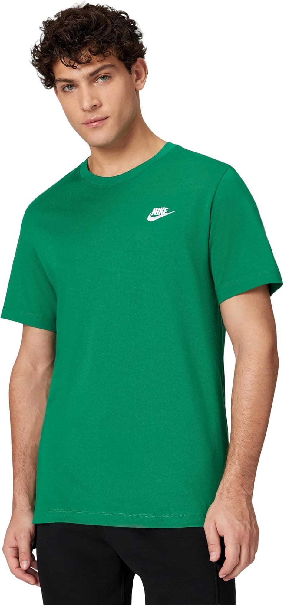 Nike Men's Sportswear Club T-Shirt - Green - M