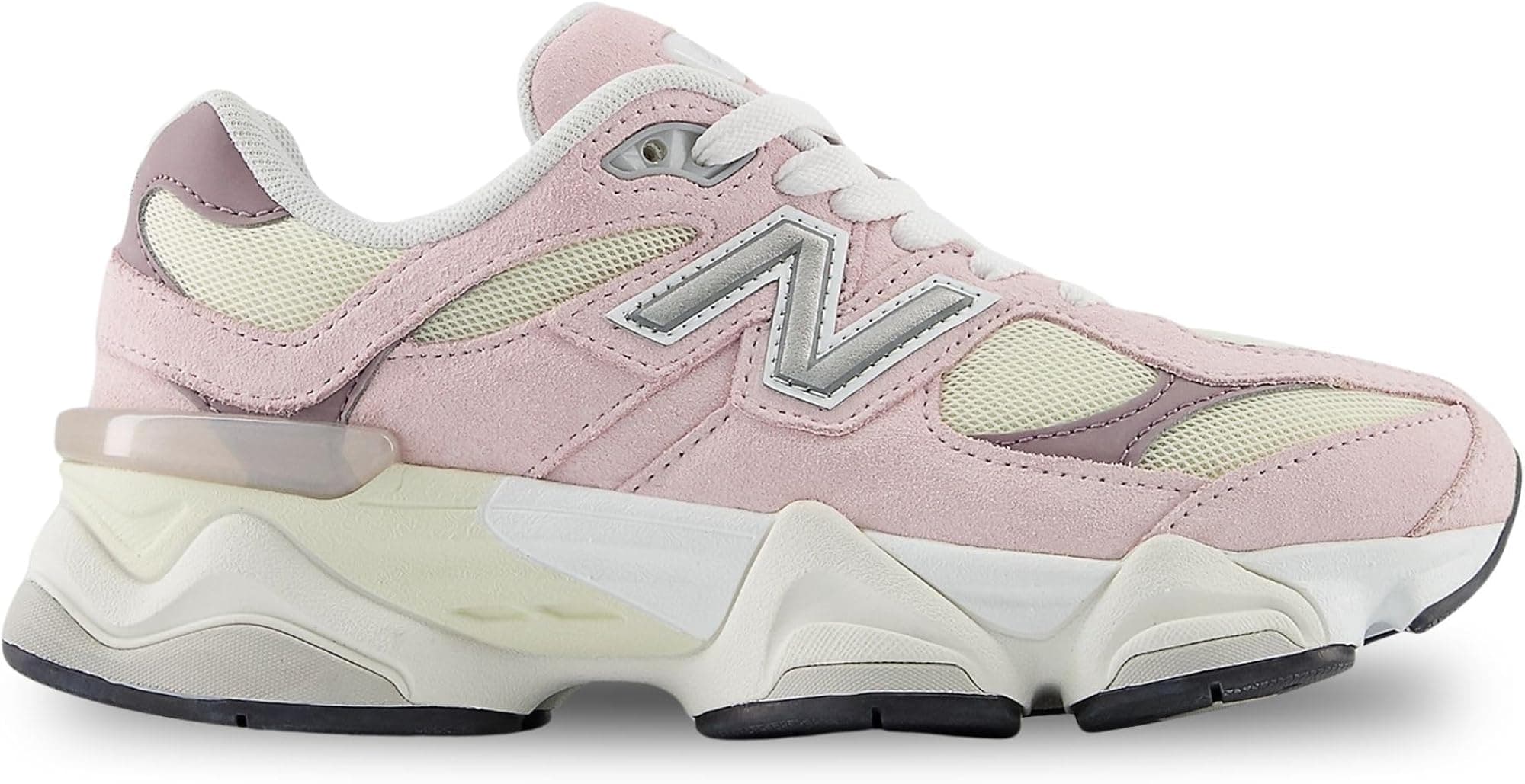New Balance Kids' 9060 Sneakers - Rose Sugar/Angora/Ice Wine - 4Y - Thumbnail 2