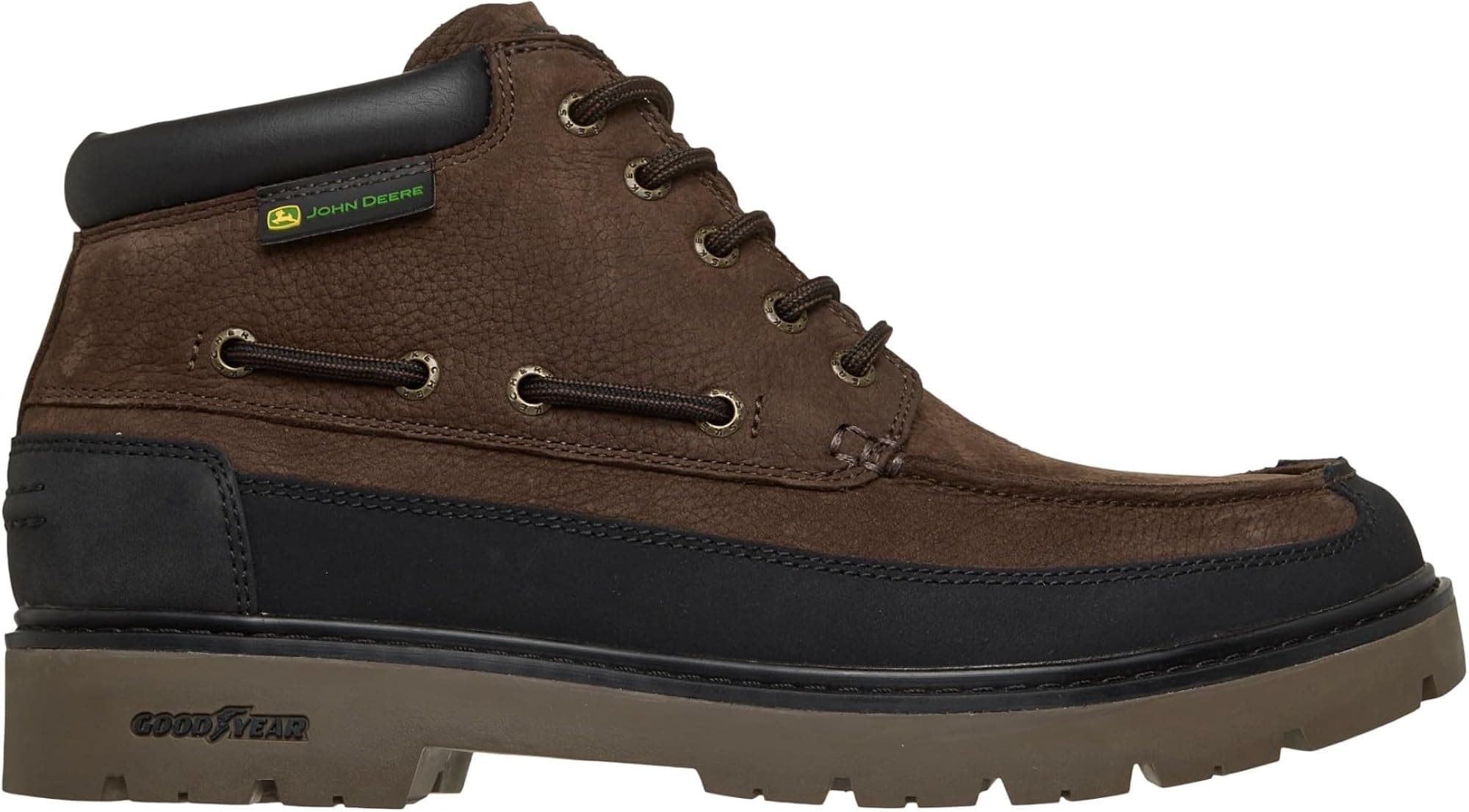 Skechers x John Deere Men's Relaxed Fit Caldwell-Cutler Hiking Work Boots - Choc - Thumbnail 2