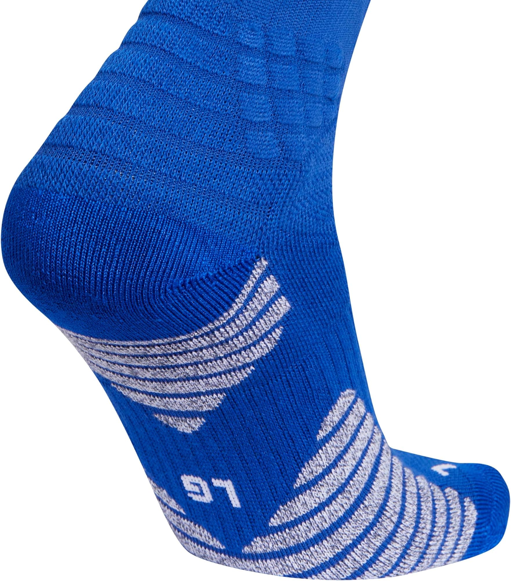 adidas Unisex Select Basketball Socks (1 Pair) - Team Royal Blue/White/1/Crew - - Thumbnail 5