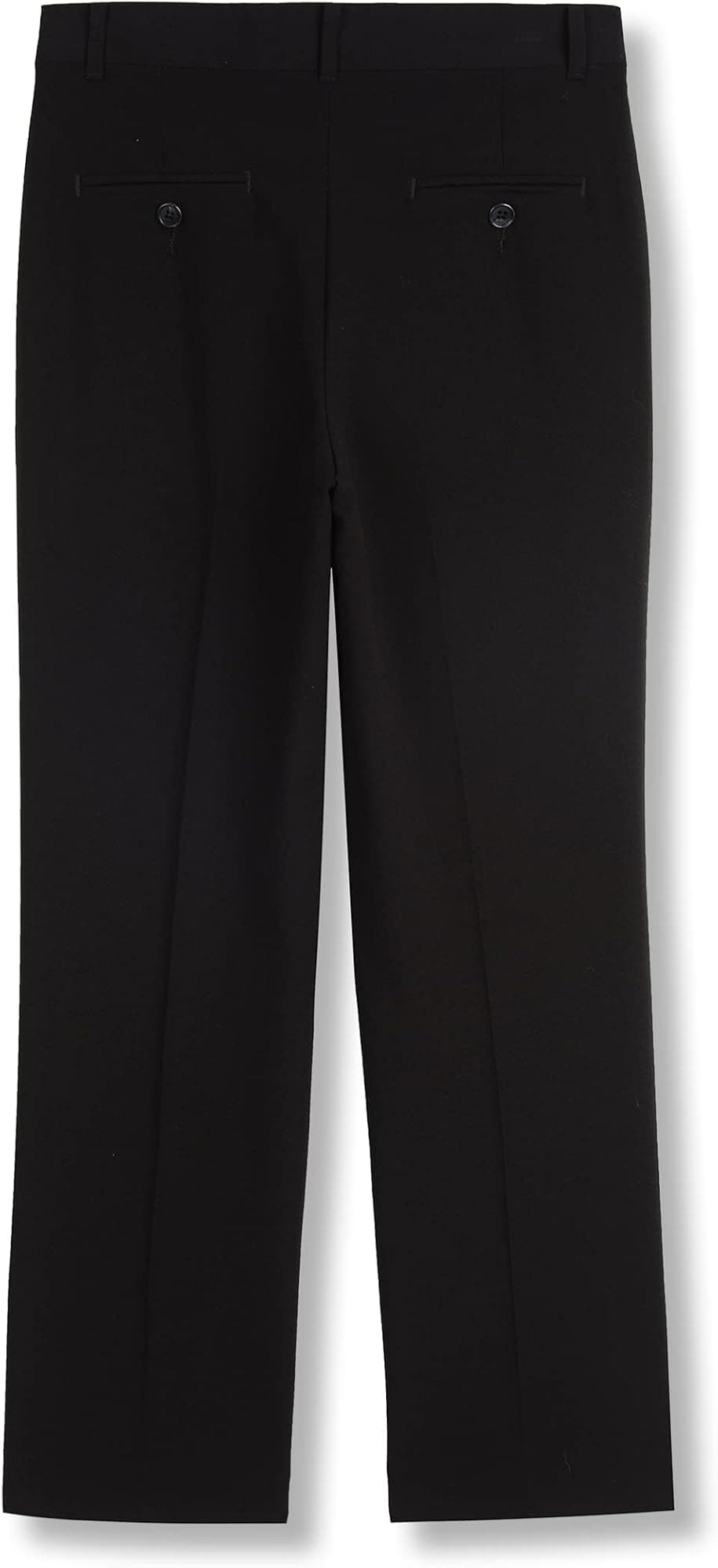 Calvin Klein Boys Flat-Front Bi-Stretch Dress Pant, Straight Leg Fit, Belt Loops - Thumbnail 2