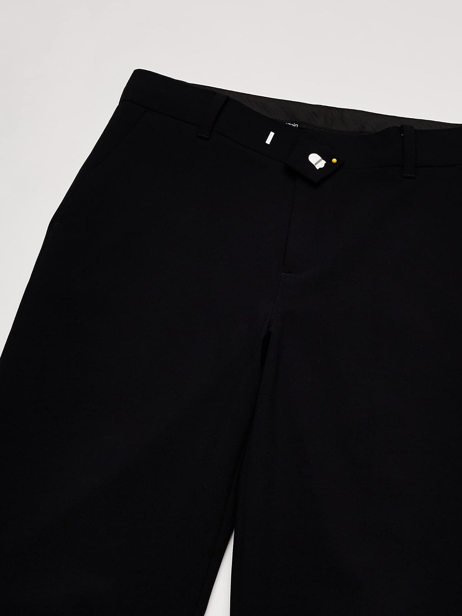 Calvin Klein Boys Flat-Front Bi-Stretch Dress Pant, Straight Leg Fit, Belt Loops - Thumbnail 3