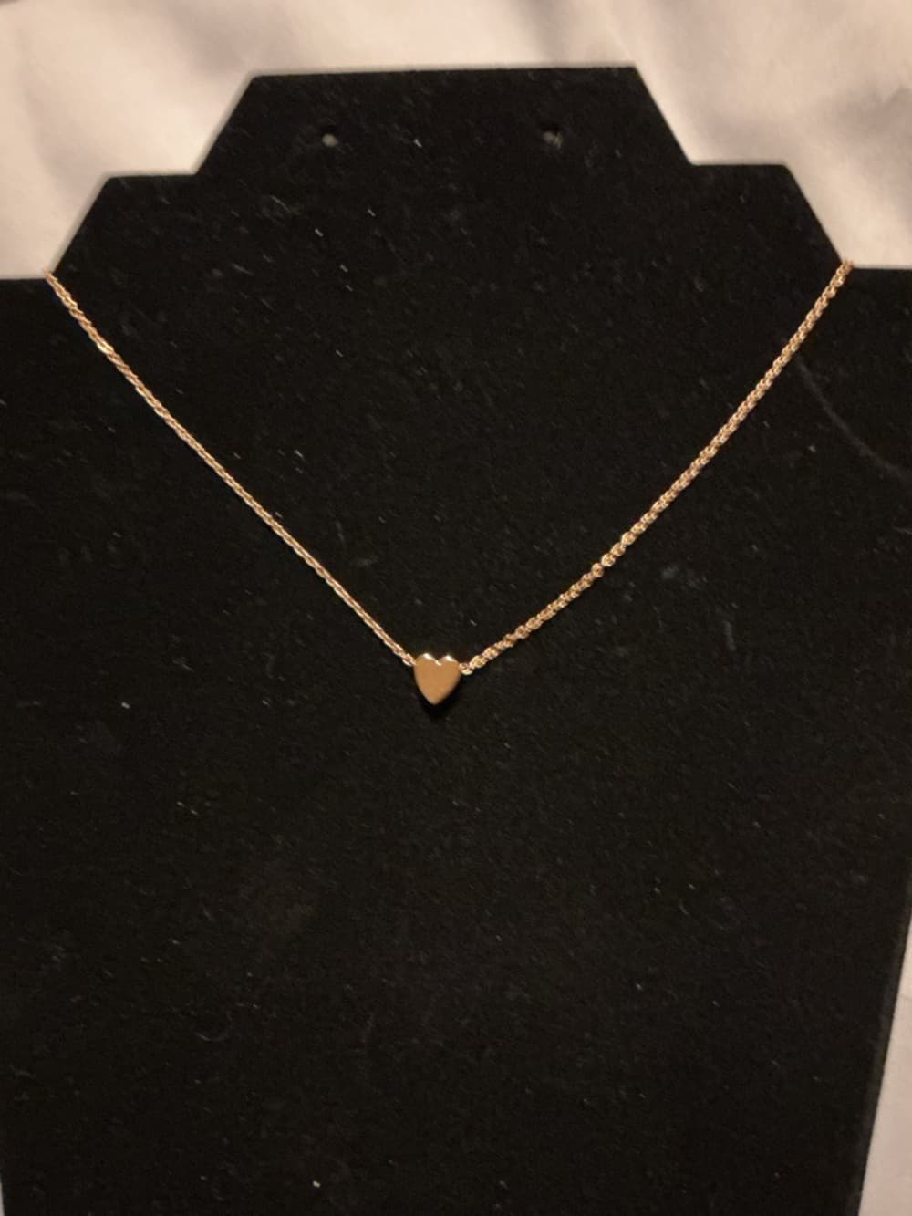 Delicate Gold Heart Pendant Necklace for Women