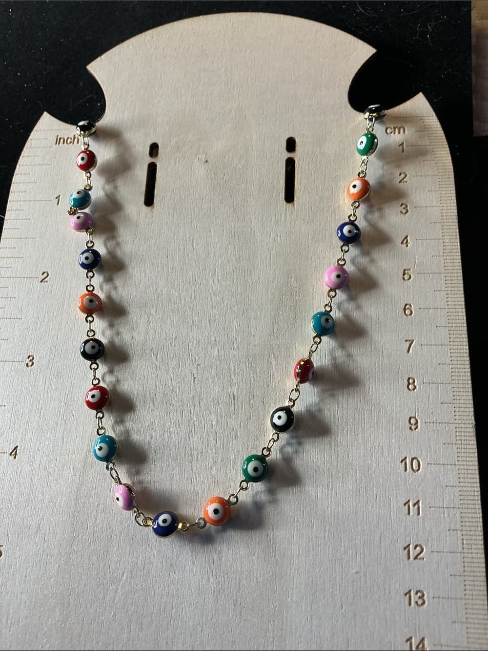★ Colorful Evil Eye Beaded Necklace Boho Y2K Protection Jewelry - Thumbnail 4