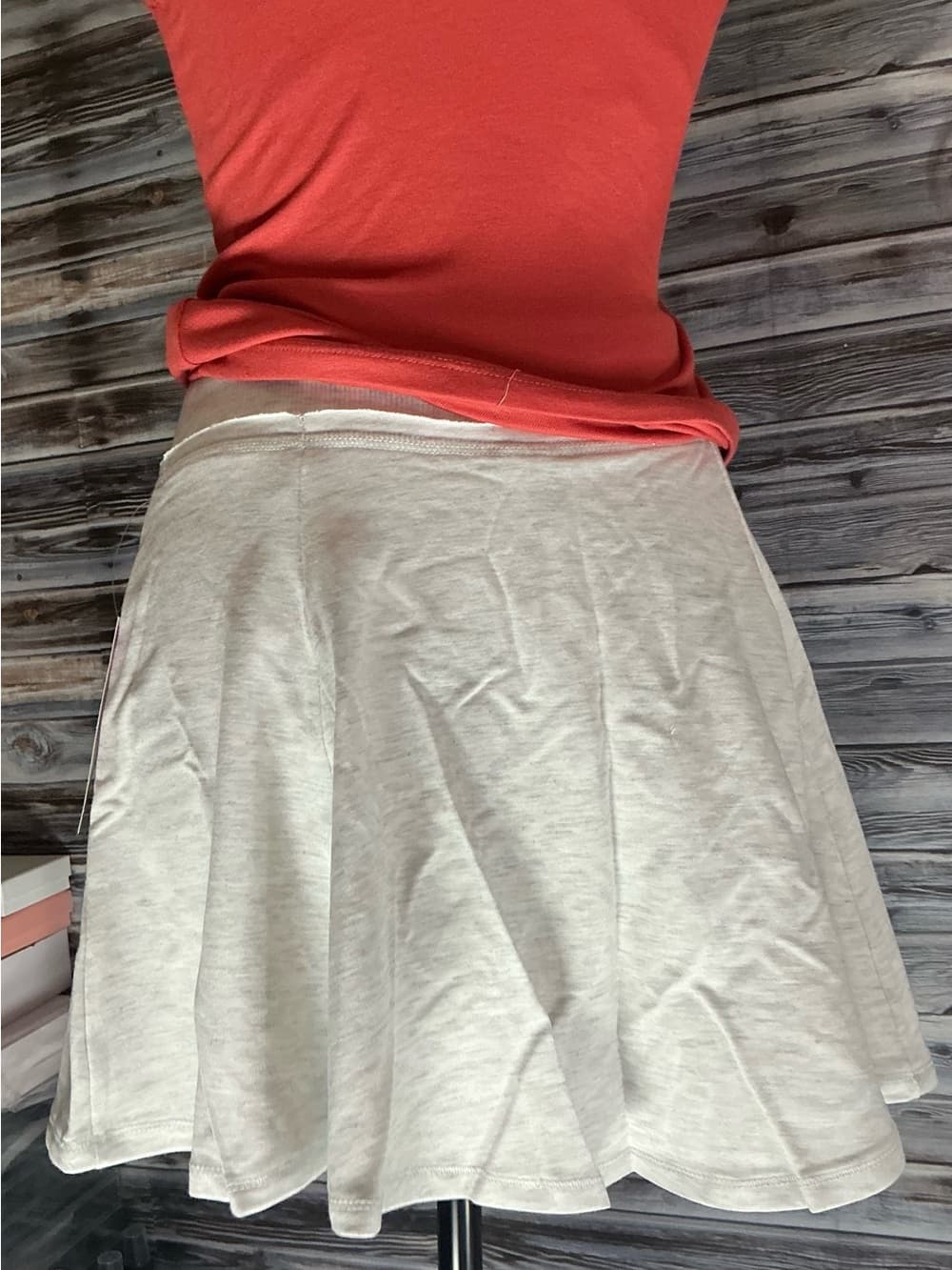 ★ NWT A New Day Cream Drawstring Skater Skirt XS Flowy A-Line