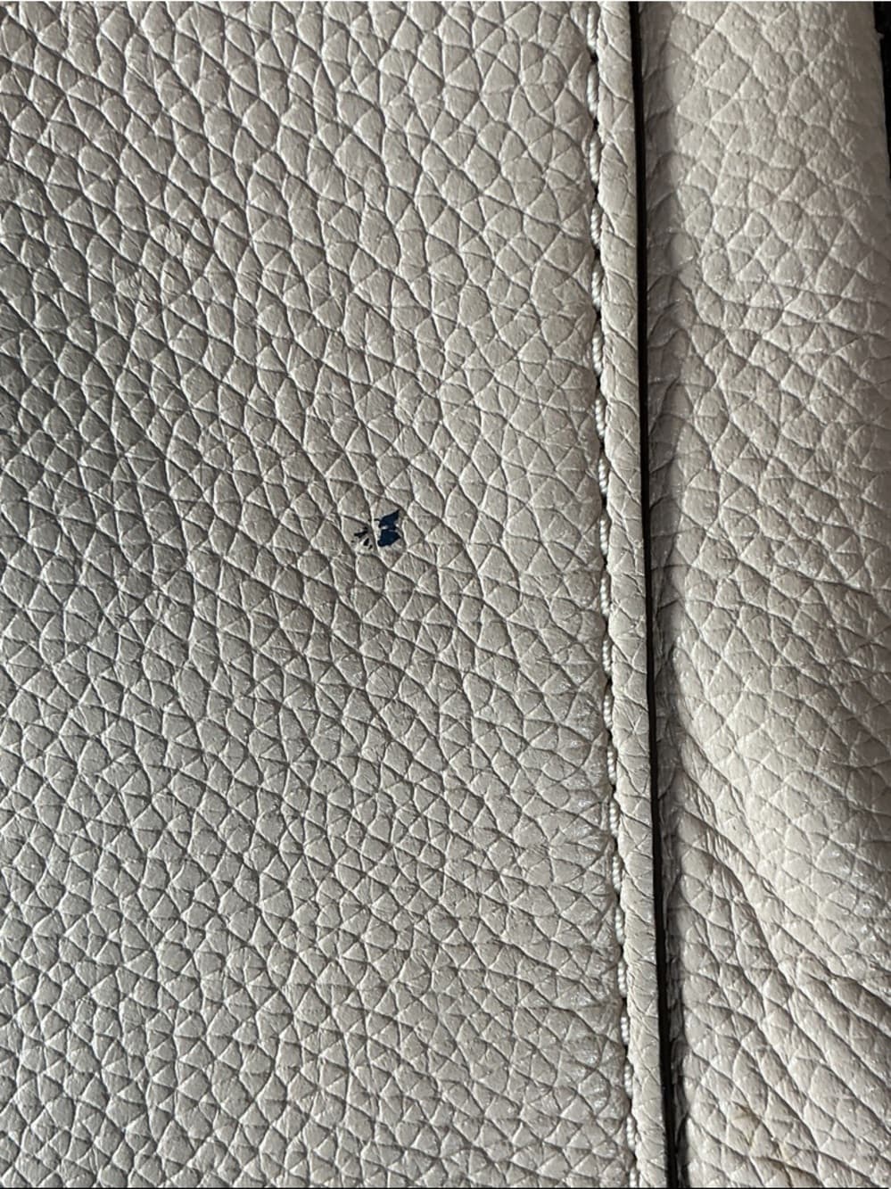 ⭐ Kate Spade Beige Pebbled Leather Foldover Crossbody Shoulder Bag - Thumbnail 3
