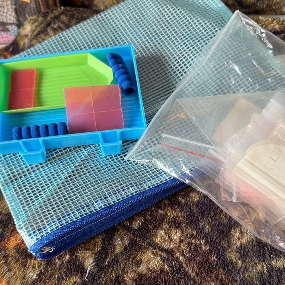 ★ Diamond Painting Tool Kit Storage Case Trays Wax Bags Organizer - Thumbnail 3