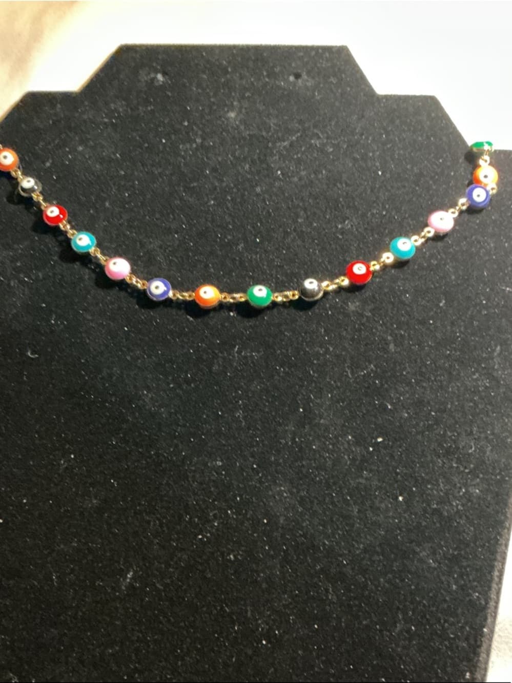 ★ Colorful Evil Eye Beaded Necklace Boho Y2K Protection Jewelry - Thumbnail 3